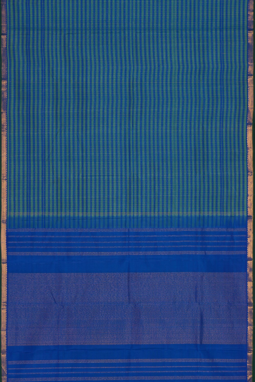 Image of Arani Silk Blue Saree